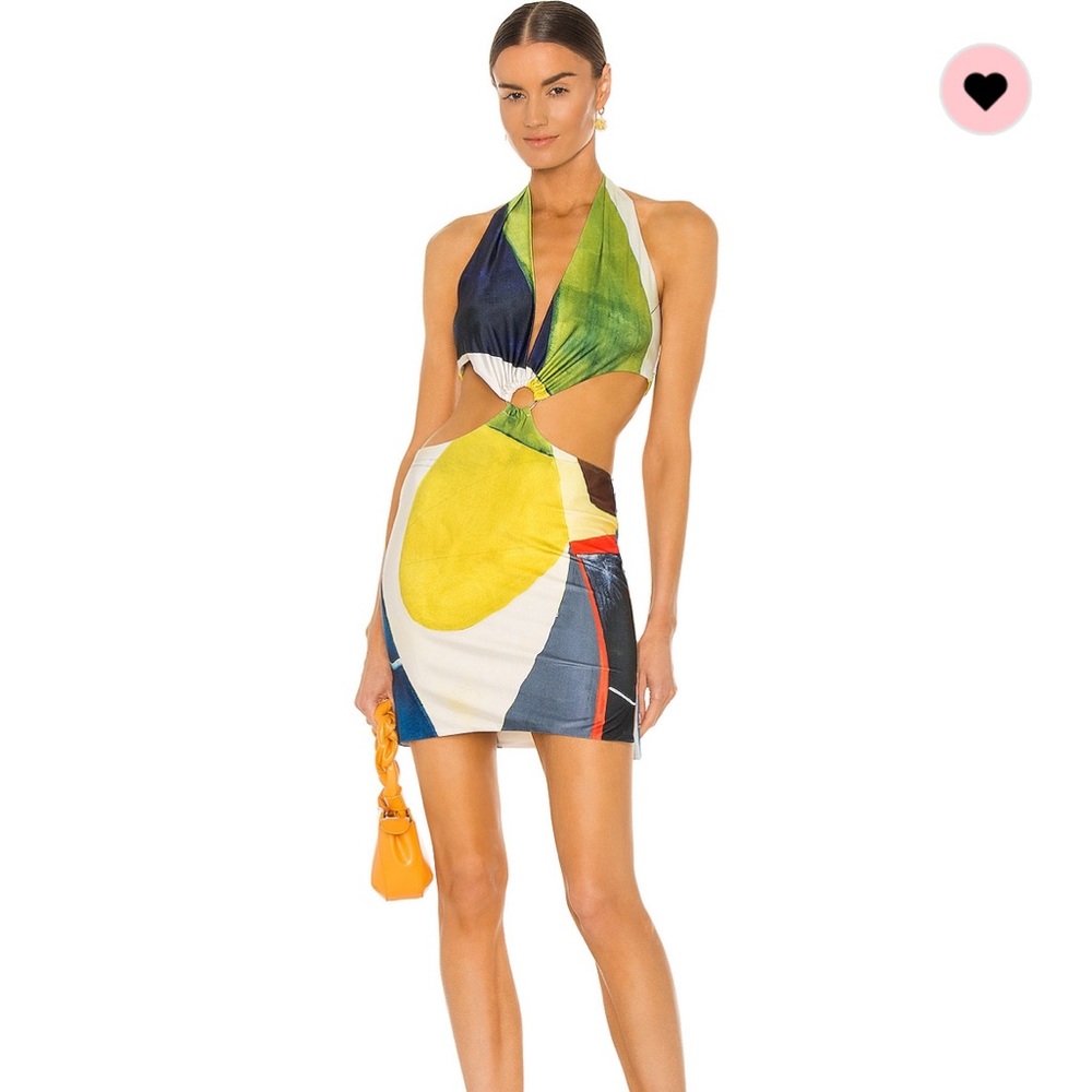 Gaia Mini Dress Farai London Lemon Dress